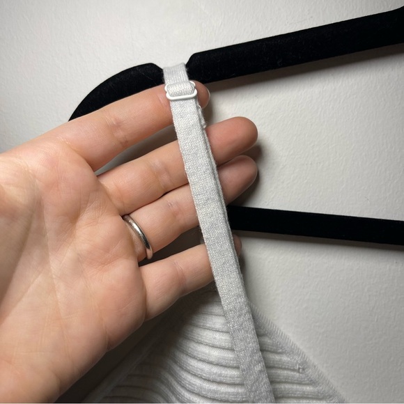 Aerie women’s muted grey take charge corset neutral girly cami tank top size XL - Picture 8 of 8